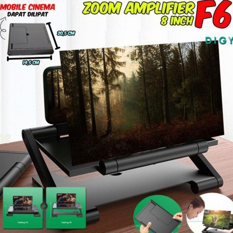 F6 Kaca Pembesar Layar HP 3D / Enlarge Screen F6 3D