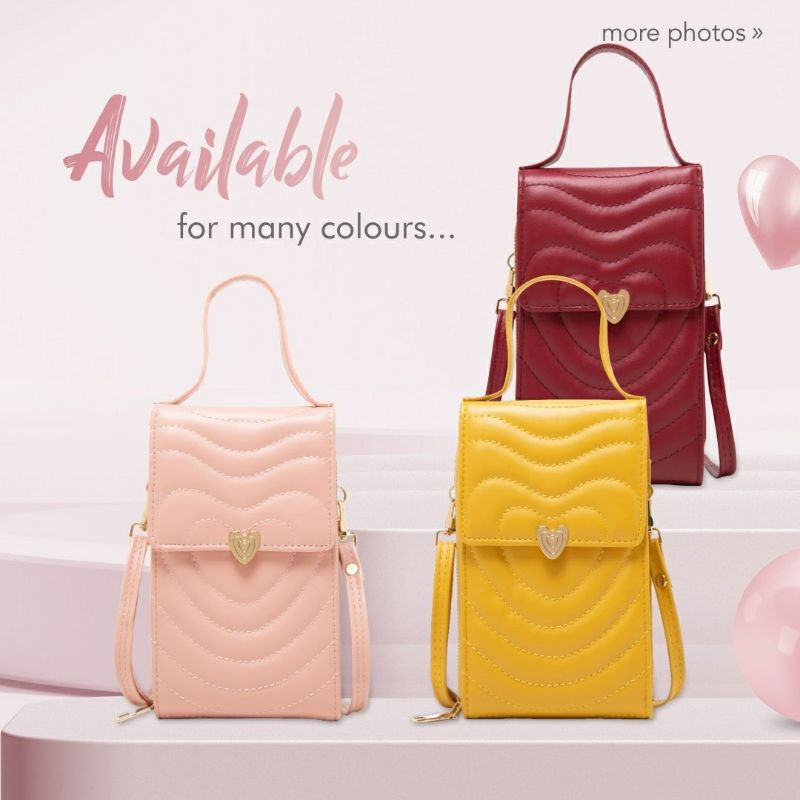 Aishiteru mini bag tas handphone dompet hp by jims honey