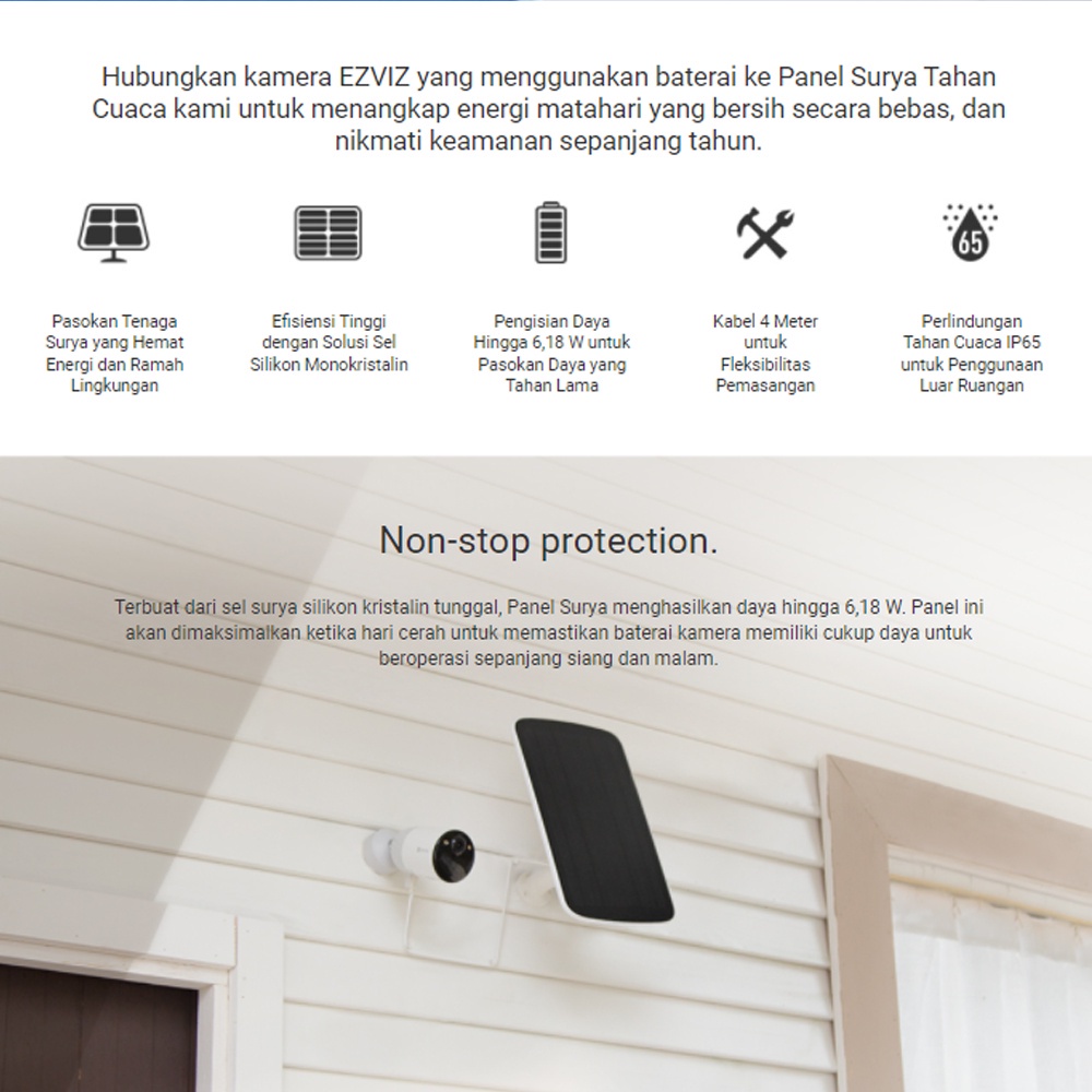 EZVIZ CS-CMT Panel C Solar Charging