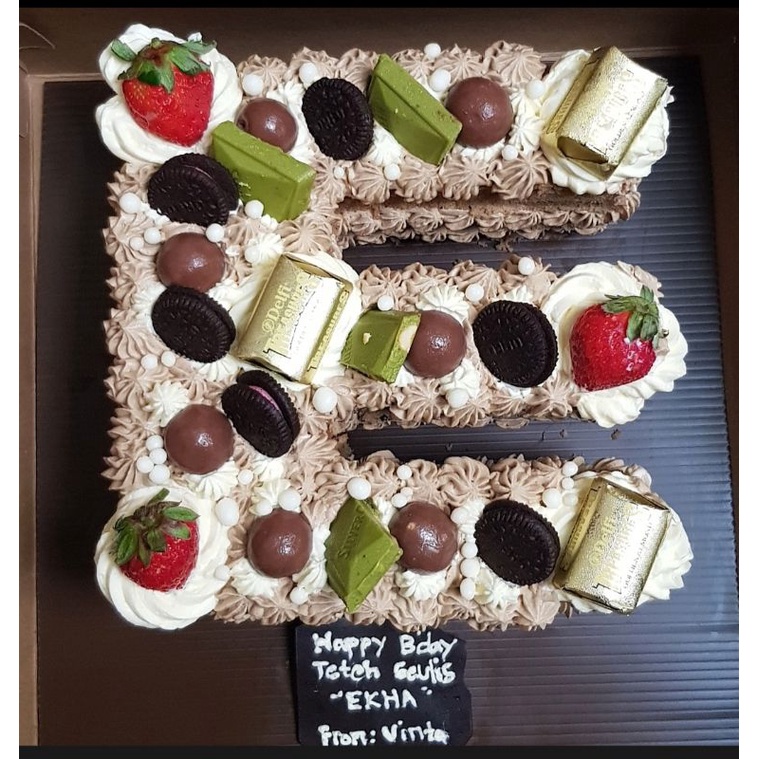 

kue ulang tahun huruf / kue ulangtahun huruf