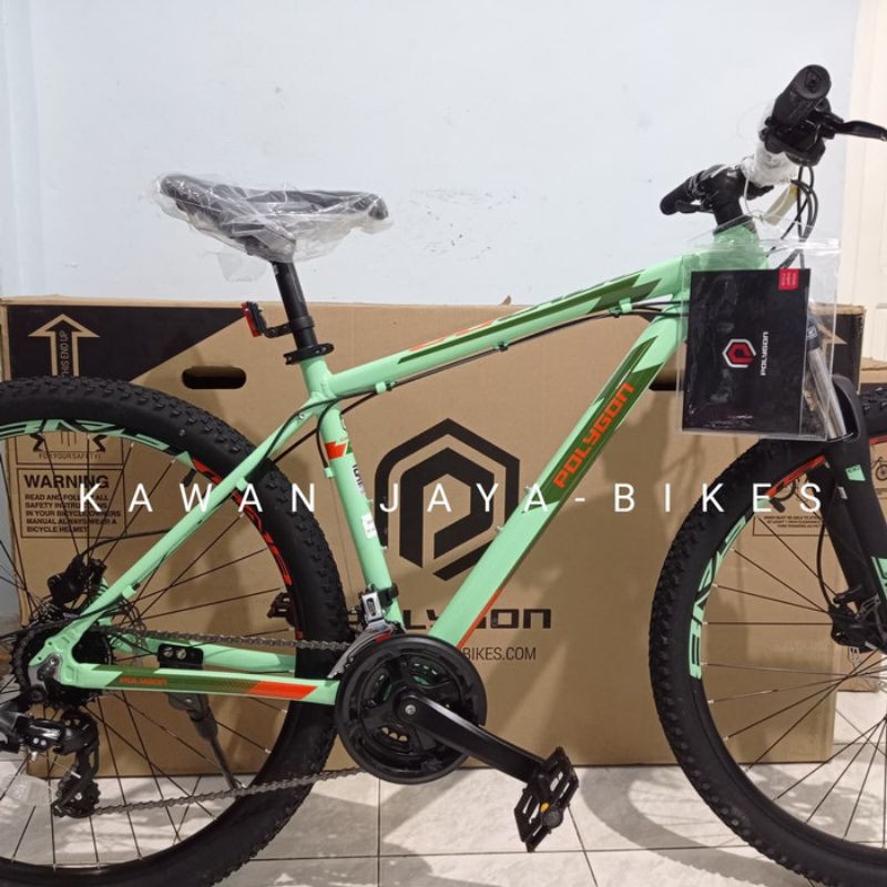Polygon Cascade 4 Green ban 27.5" 3x8 Hidrolik BNIB Baru