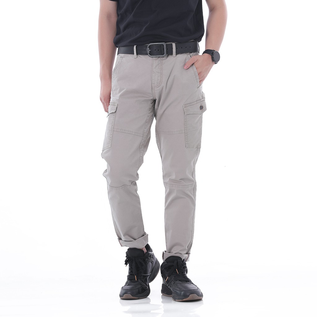 Celana Oxygen raven L 7591 Slim Cargo R