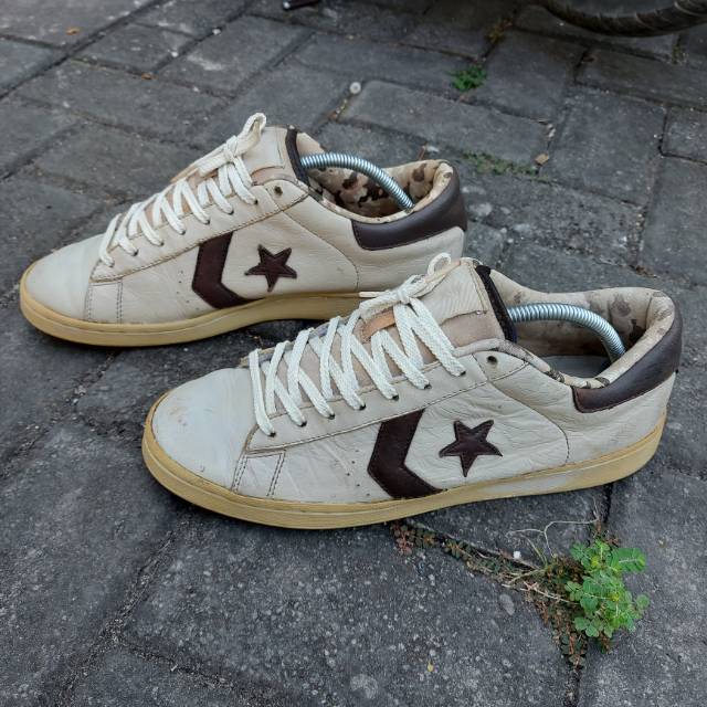 CONVERSE LEATHER ARMY SECOND (BEKAS) + SHADDLE SHOE