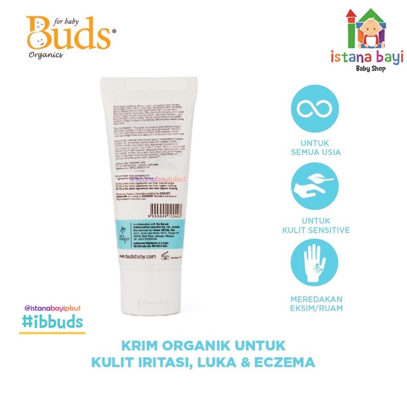 Buds Organics Super Soothing rescue lotion 50 ml - Lotion kulit eczema