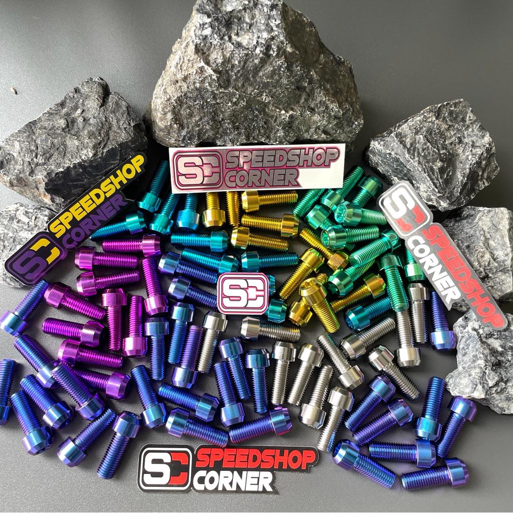 Baut Titanium GR5 Small Head M10x25mm Baut M10*25mm Titanium Grade 5