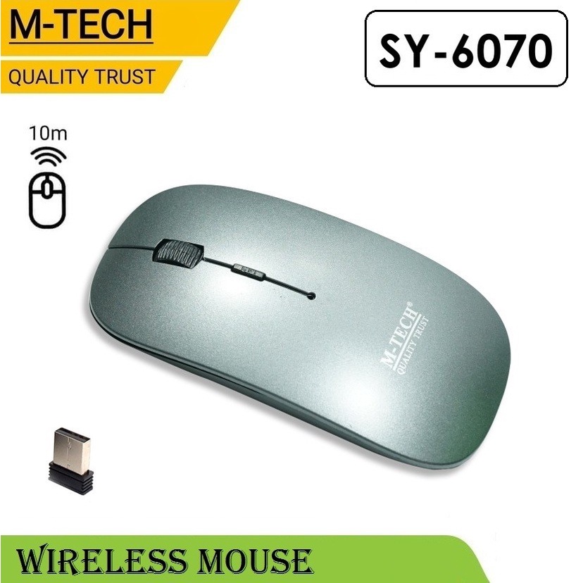 M-Tech Wireless Mouse Slim SY-6070 Original