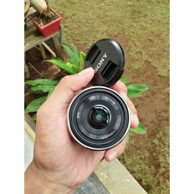 Lensa Fix Sony SEL 16mm F2.8 Wide Bukan Sony 50mm 35mm for a5000 a5100 a6000 nex