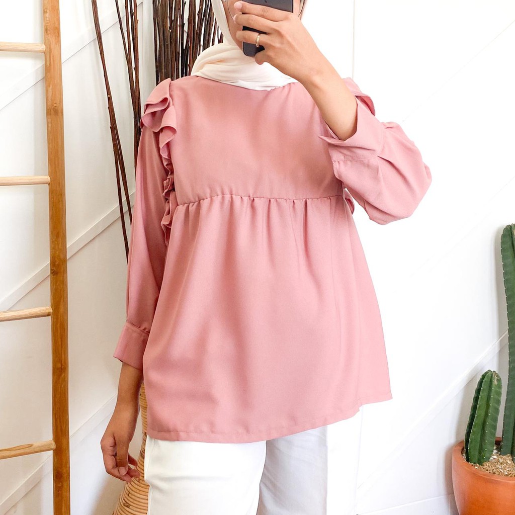 DISKON Gardena Blouse - atasan murah / blouse murah / atasan wanita / blouse wanita / atasan cantik