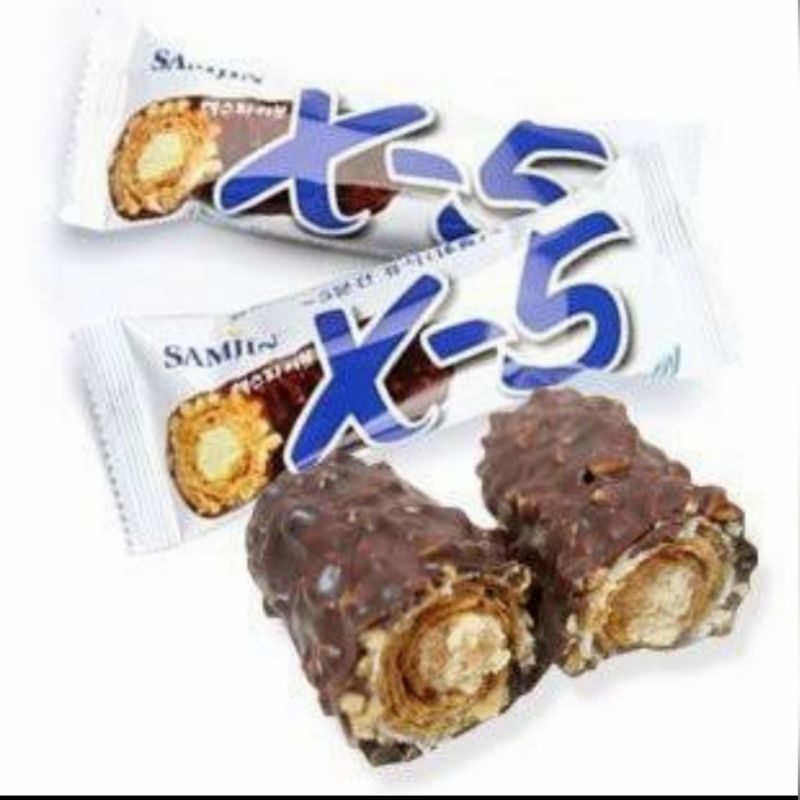 

Samjin X - 5 Peanut Crunch Bar Korea 36gr