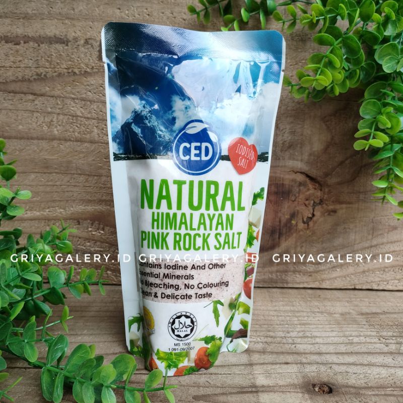 

Pink Himalayan Salt Himsalt CED 500gr / Garam Himalaya Kasar / Himsalt Halus