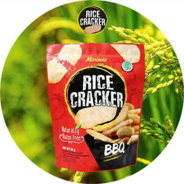 Marimas rice cracker naturally gluten free 50 gram