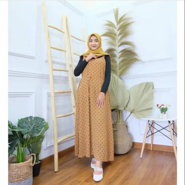 NEW ANDITA OVERALL POLKADOT / OVERALL TERBARU