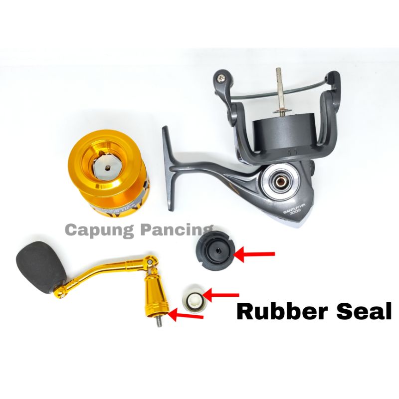 Reel Iroly Santuy HR 2000 3000 Power Handle