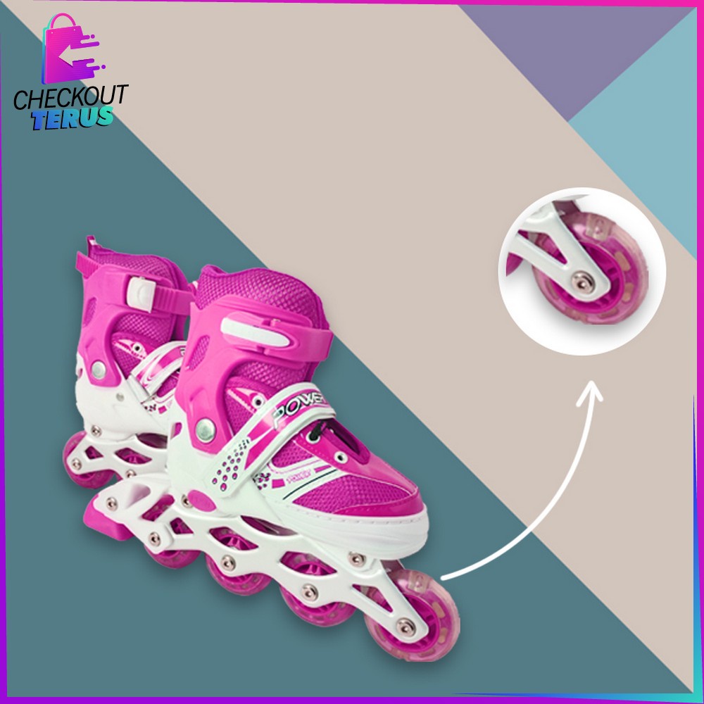 CT O2 Sepatu Roda Anak Power Roller Skate Sepatu Roda Anak Perempuan Sepatu Roda Anak Laki Laki Sepatu Roda Anak Inline Skate