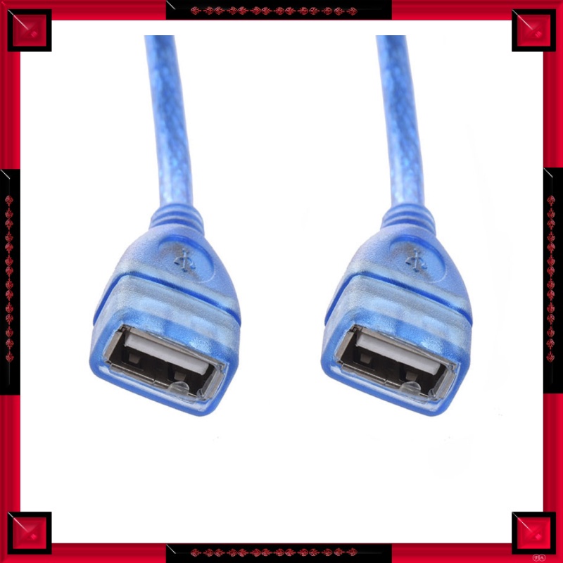 GS8 Kabel USB Extension Female to Female Adapter 30cm SAMZHE A13 Blue Limited