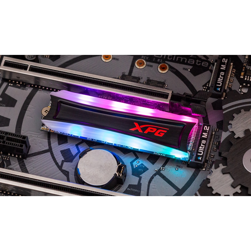 ADATA XPG SSD ADATA SPECTRIX S40G M.2 NVME PCIE RGB 256GB / 512GB / 1TB PCIE GEN3X4