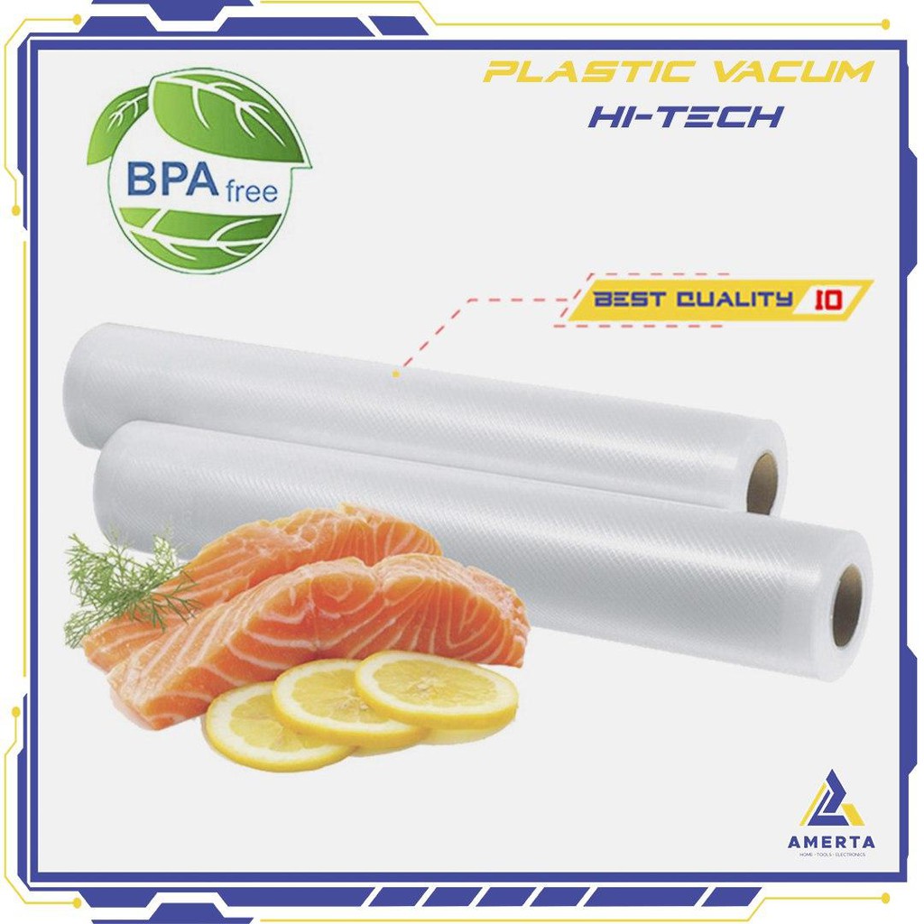 Kantong Plastik Vacuum Sealer 1 Roll Storage Bag 20x500cm