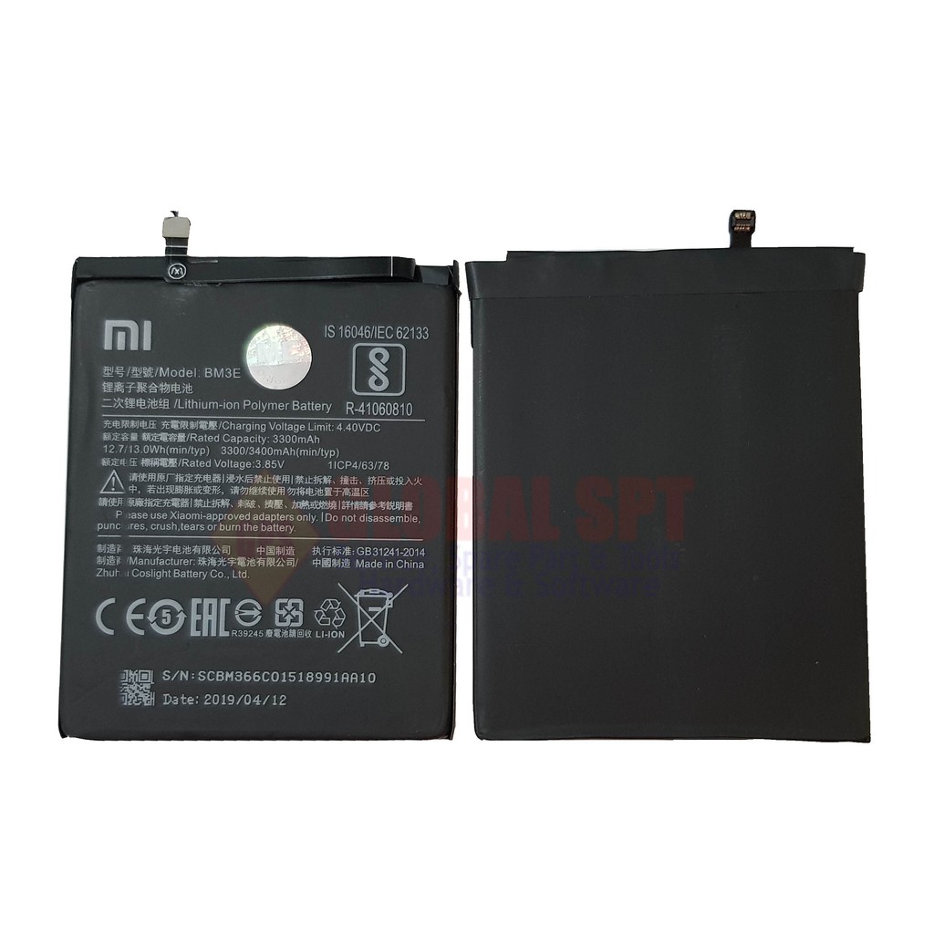 BATERAI XIAOMI BM3E / BATRE / BATERE XIAOMI MI8 / MI 8