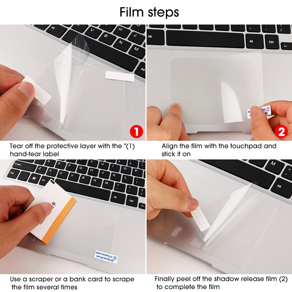 [Harga Grosir] Touchpad Protective Film Sticker Cover Protector Soft Laptop Touch Pad Protector Film 1Pc Waterproof and anti-scratch for Macbook Series High Clear