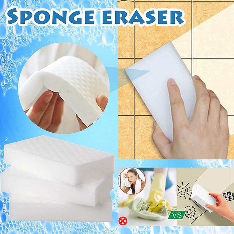 20 Pieces of Magic Cleaning Sponge Eraser Multifunctional Advanced Nano Wiper Foam Cleaning Pad Household Cleaning Pad