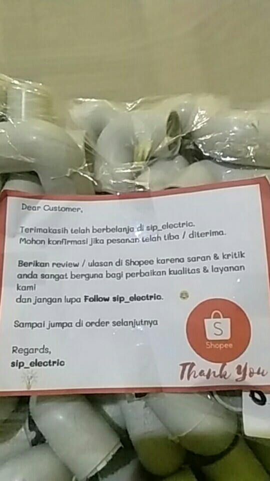 Elbow Pipa Listrik 5/8  Putih / Knee / Knie / El-bow  5/8 Putih