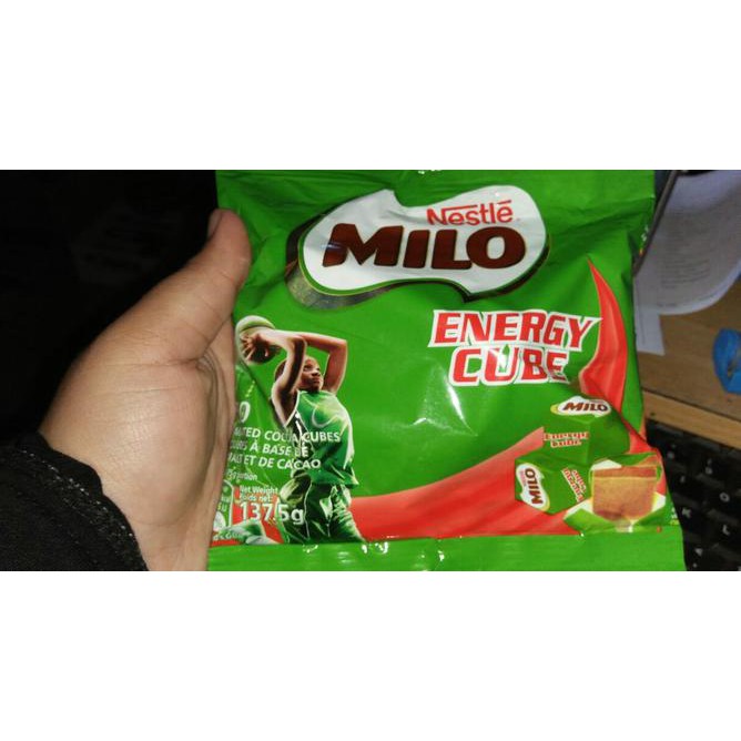 

makanan// Milo Energy Cube isi 50pcs Nestle / Milo Cube dari Jakarta