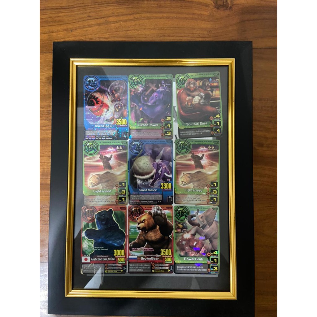 Frame/Pajangan : Kartu bergambar Binatang / Animal Cards.