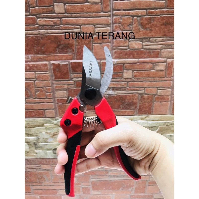 Gunting Dahan MASSAKI 6810 - Gt Bunga Ranting Tanaman Kebun masaki