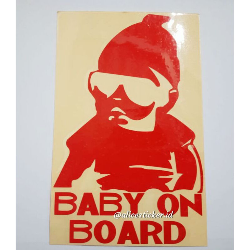 

STIKER BABY ON BOARD