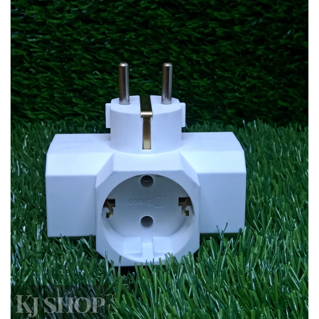 Stop Kontak T Bambu / Stop Kontak Cabang 3