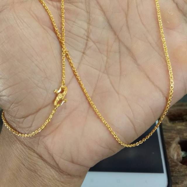 Kalung Medan emas 24k kadar 850%