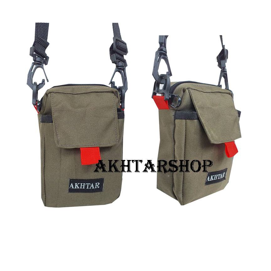 Tas Selempang Pria Kecil Original Terbaru Akhtarshop Tas Hp Kantong Kecil Hanging Wallet Uang Kartu