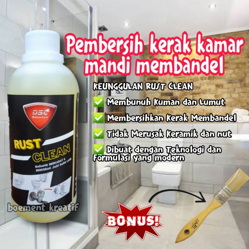 Pembersih kerak kamar mandi / pembersih kerak keramik / porcelin / Pengkilap keramik