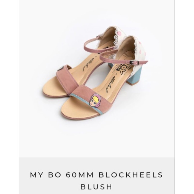 Ittaherl Toy Story My Bo 60mm Blockheel Blush Sz 39