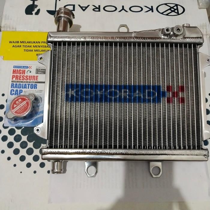 Radiator Ninja RR 150RR Koyorad Racing & Tutup Radiator Koyorad