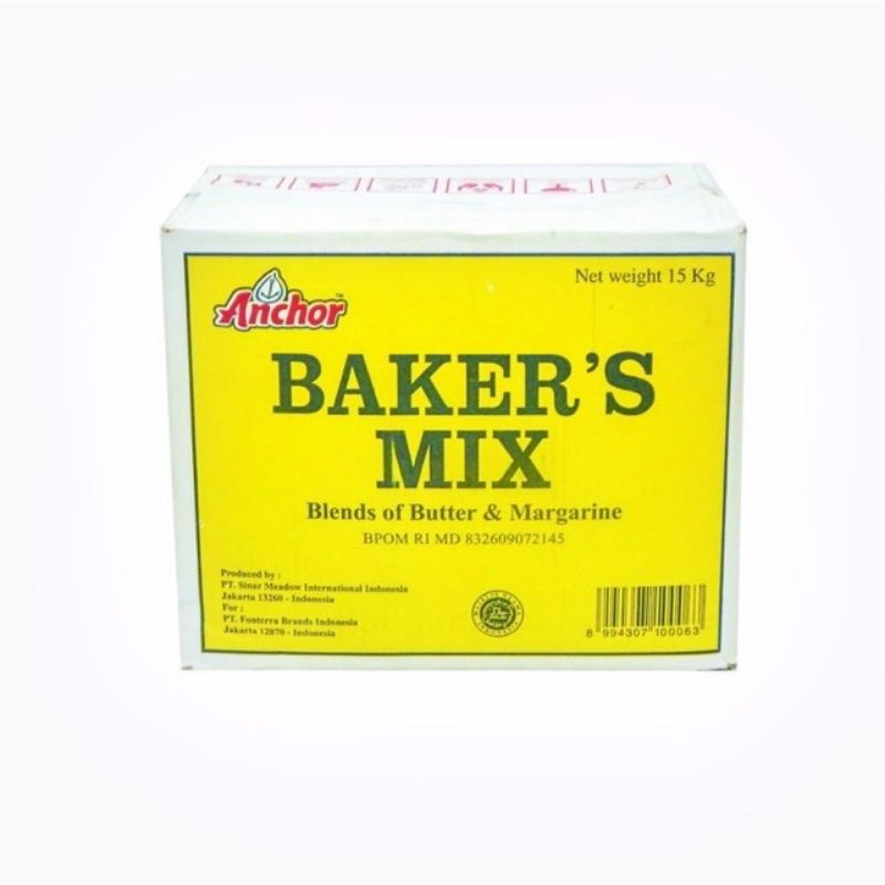 Anchor Bakers Mix 500 GRAM / Baker Mix / Margarine / Mentega / Butter Blend