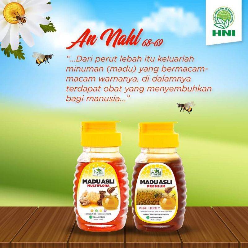 

madu multiflora asli 100% halal