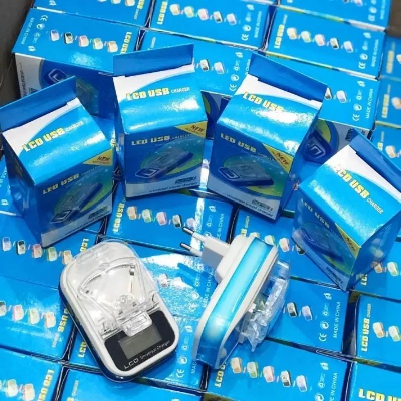Charger Dekstop LCD USB Universal / Charger Casan Kodok
