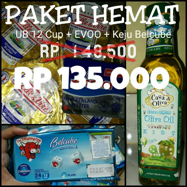 [PROMO] EVOO + UB 12Cup + Keju Belcube