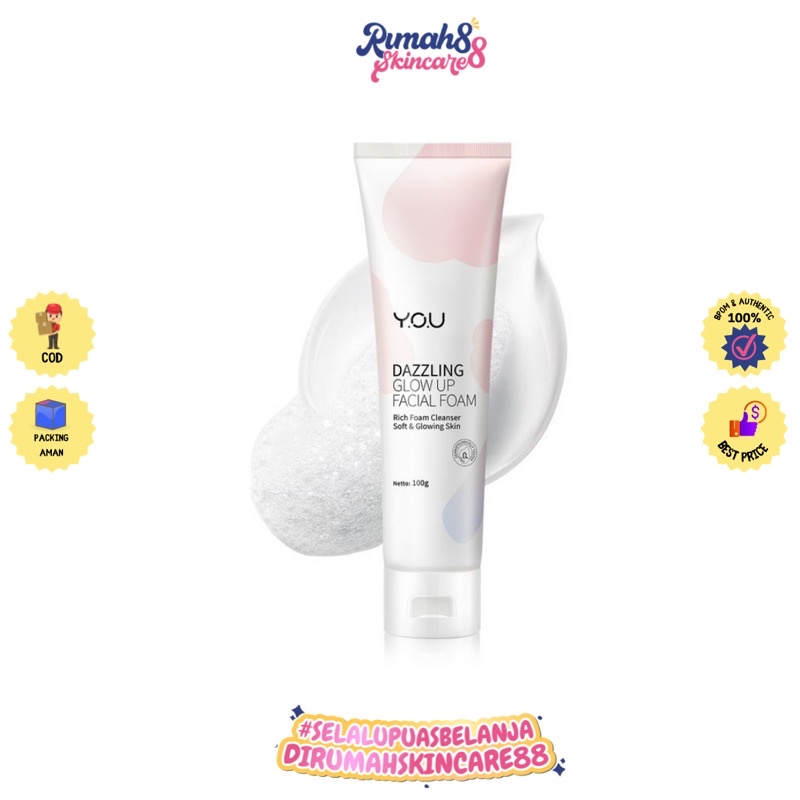 YOU Dazzling Glow Up Facial Foam 100 Gr