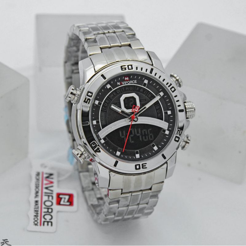 Jam Tangan Pria Naviforce Original NF9181MB Rantai Garansi 1 Tahun