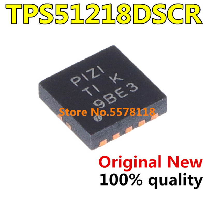 [Stok] 10pcs/lot 100% Baru TPS51218DSCR TPS51218 PS51218 PIZI QFN-10 Chipset