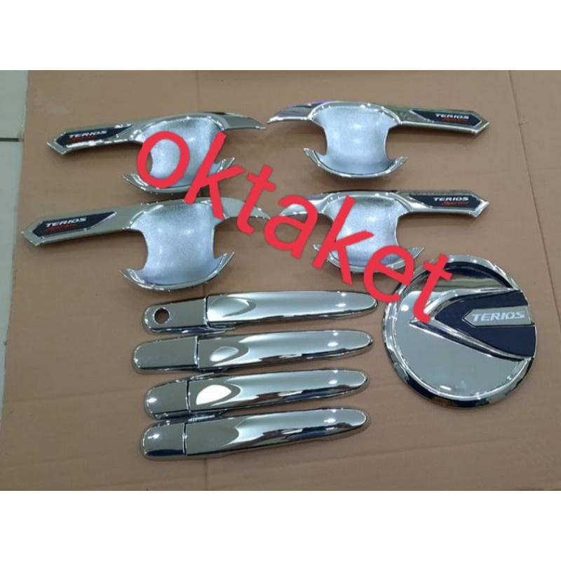 paket outer handle tank cover all new Rush Terios 2018 2020 2022 Gr Sport Activo Chrome