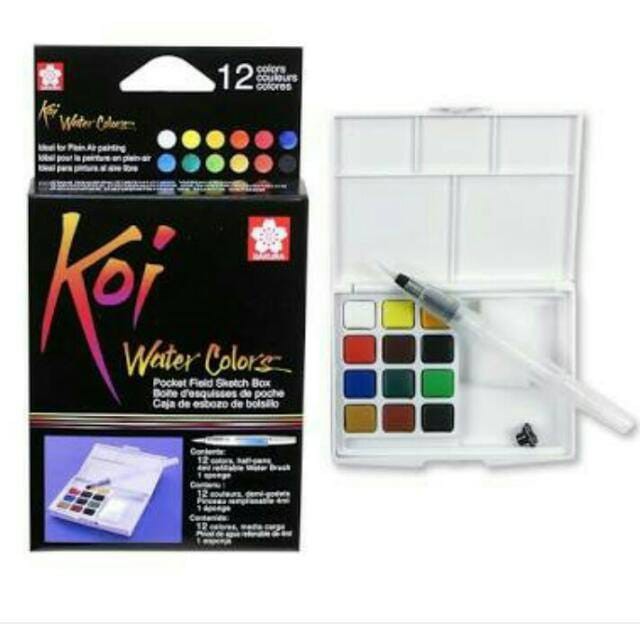 

SAKURA WATERCOLOR 12 POCKET FIELD SKETCH BOX