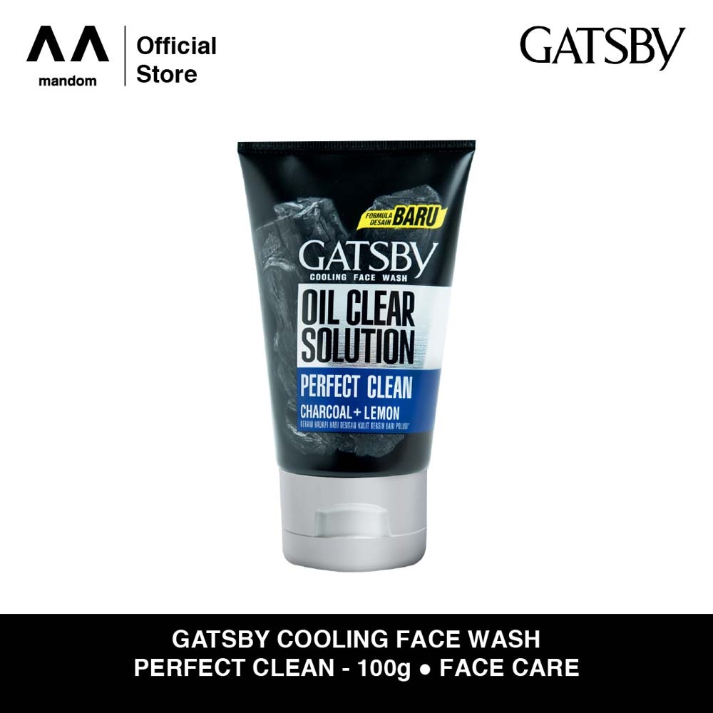 Gatsby Cooling Face Wash Oil Clean Solution - Perfect Clean 100 g