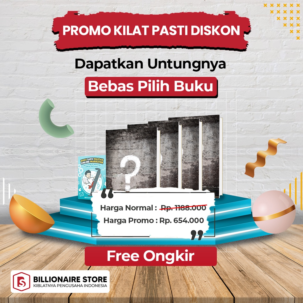 Buku BillionaireStore Dewa Eka Prayoga book Billionaire Store Buku Bisnis Online Shop Olshop Marketp