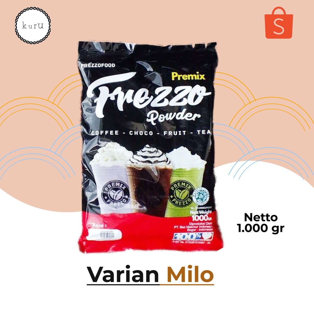 

MILO / Premix / Bubuk Minum / Powder Drink / 1kg / Frezzo Powder