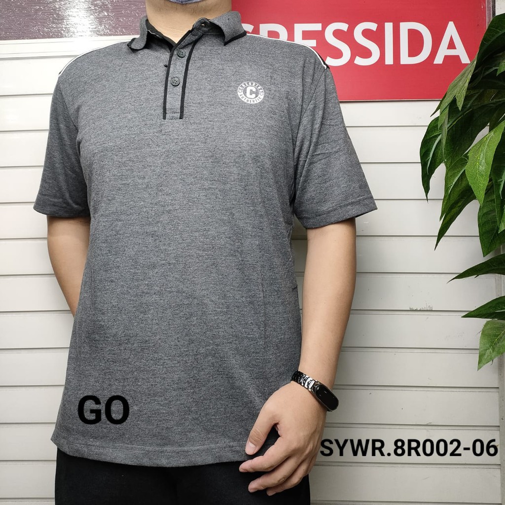 gos CRESSIDA SYWR2 POLO T-SHIRT Pakaian Pria Atasan Kaos Polo Berkerah Wangky Polo Lengan Pendek