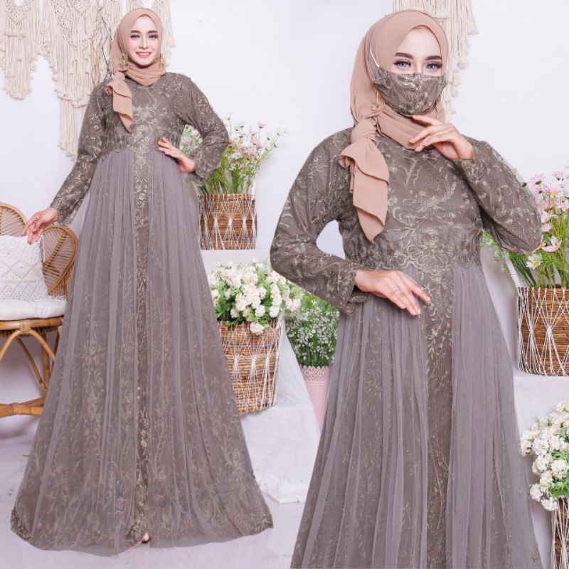 GAMIS LEBARAN MODERN//FASHION MUSLIM//BAJU GAMIS //GAMIS PESTA SERAGAM