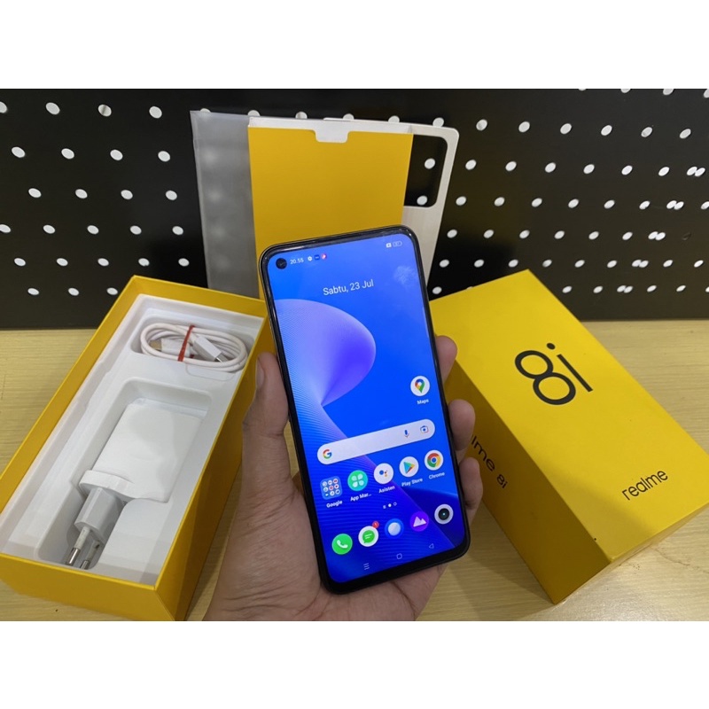 Realme 8i 6/128 bekas garansi sampai desember 2022